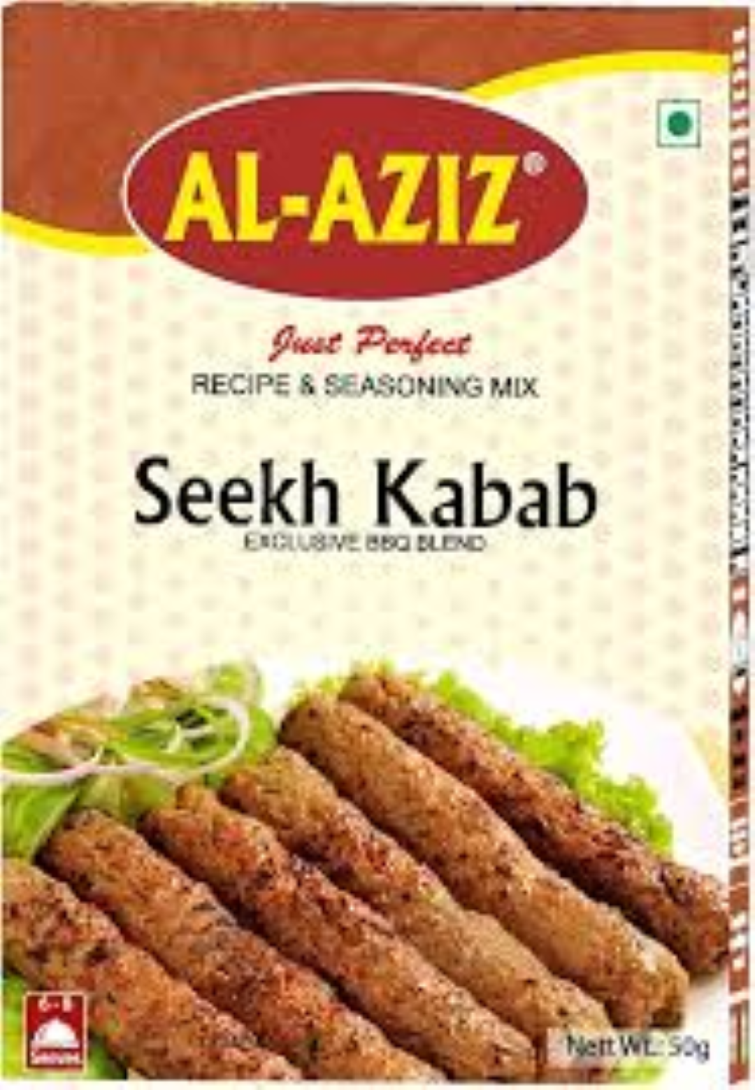 LAZIZ SEEKH KABAB MASALA POWDER 50G